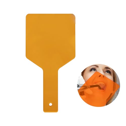 Dental Shield Plate, YOUYA DENTAL Handheld Shade Board Eye Protector for Curing Light, Curing Lamp Shield Visor Filter for Dentist, Protective Plate Board Lamp Filter Dental Lab Equipment for Dentists