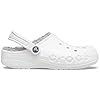Crocs Unisex Baya Lined Clog, White Light Grey, 8 UK Men 9 UK Women #1