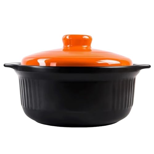 土鍋 炊飯土鍋 キャセロール 陶器 蓋付 耐熱 陶製 きヘルシーな調理器具 直火・ガスコンロ対応 お手入れ簡単 耐高温・耐低温性 卓上 両手鍋 軽くて使いやすい こびりつきにくさ長持ち