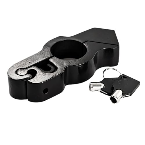 Antivol de guidon de moto cadenas double verrouillage en acier pour protection scooter
