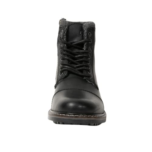Image of Crevo Men's Camden, Black Leather, 8.5 M US