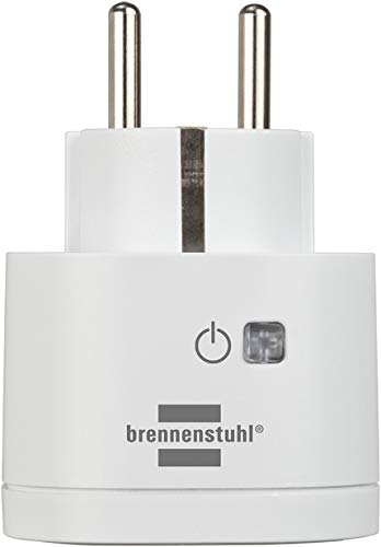 Brennenstuhl Connect 3x WLAN Steckdose WA 3000 XS01 (WIFI Steckdose 2.4 GHz kompatibel mit Alexa und Google Assistant, kein Hub erforderlich, smarte Steckdose mit Zeitschaltuhr, kostenlose App)