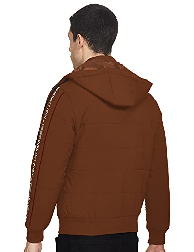 Image of Qube By Fort Collins Men's Heavy Winter Bomber Jacket - Insulated, Warm & Stylish Cold Weather Outerwear