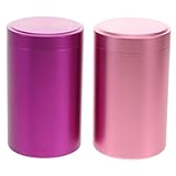 Légers et : fabriqués en alliage d'aluminium, ces conteneurs de stockage sont légers mais robustes, ce qui les rend parfaits pour les voyages en plein air et garantit que vos articles restent protégés, bouteilles de voyage, conteneurs métalliques avec couvercles