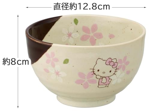 Cuenco Hello Kitty Mino Ware de porcelana tradicional japonesa Skater CHMB1-A 4