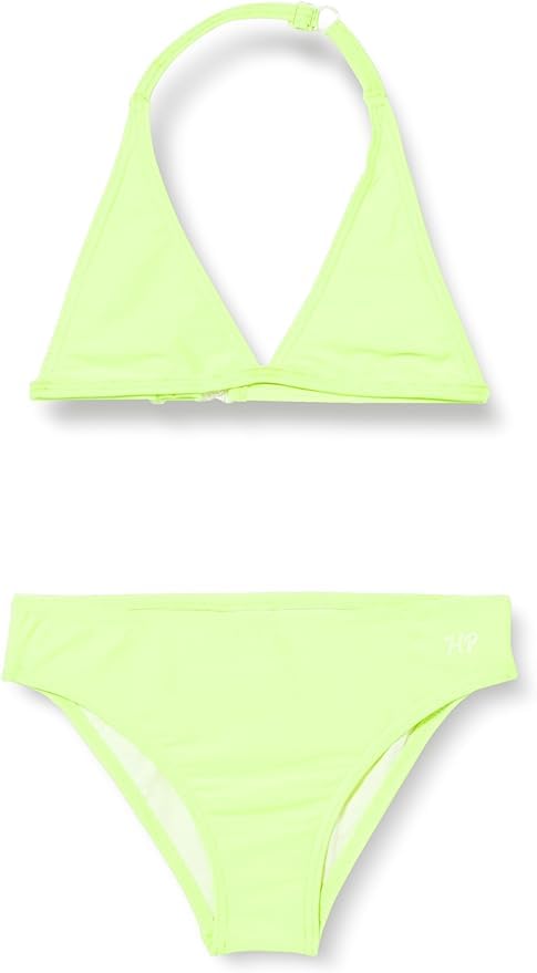Maillot de Bain Deux Pièces Fluo pour Fille - Jaune