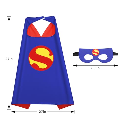 Karazzo Superhero Capes And Masks Kids Costumes Halloween Christmas Cosplay Dress Up For Boys Girls thumb #1