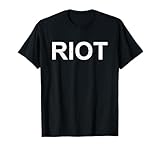 Photo Gallery logo riot invecchiato maglietta Photo Gallery logo riot invecchiato maglietta