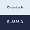 DiversiTech EL3636-3 E Lite Equipment Pad, 3" Width, 36" Height, 36 Length, Plastic