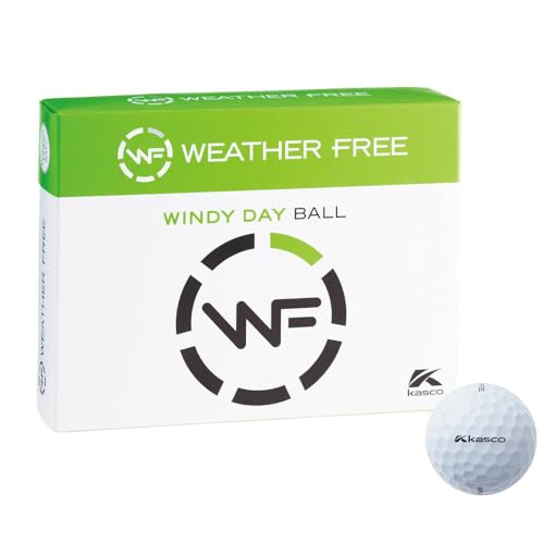 Casco Weather Free Golf Balls, White, Dozen