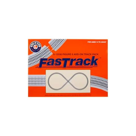 Lionel FasTrack Figure-8 Add-On Track Pack, Electric O Gauge Cover