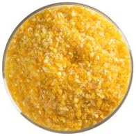 1 Lb Bullseye Medium Frit - 90 Coe - Pumpkin Orange Opal