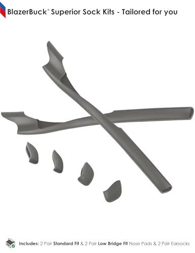 Image of BLAZERBUCK Replacement Sock Kits Earsocks & Nosepieces for Oakley Half Jacket 2.0 XL Sunglass