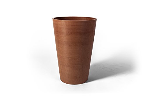 Algreen 16740 Valencia Planter 16.25" X 24"H, 16.25 By 23.75-Inch, Spun Terra Cotta #TOP3
