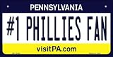 SMART BLONDE Number 1 Phillies Fan Novelty Metal Bicycle Plate BP-13494