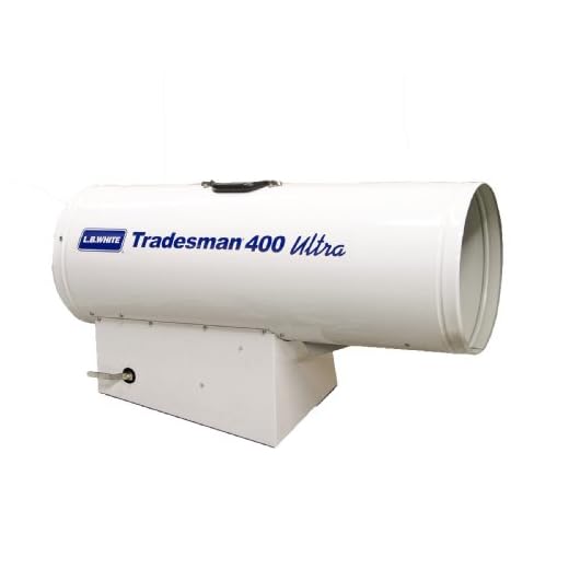 L.B. White CP400U Tradesman 400 Ultra Portable Forced Air Propane Heater, 400,000 Btuh