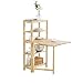 SoBuy Tavolo Cucina Piccolo Tavolo da Cucina Allungabile Tavolino da Pranzo Credenza Scaffale tavolini pieghevoli FWT70-N
