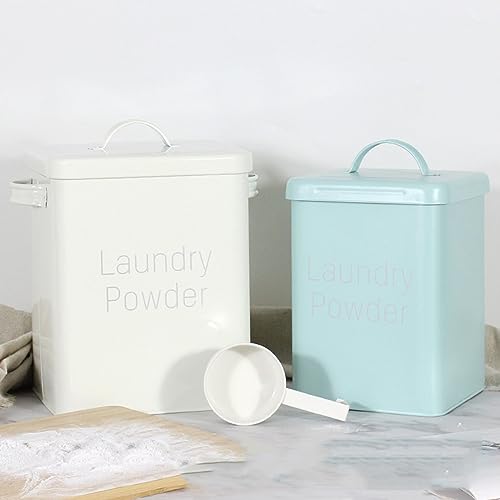 Boîte de conserve zemvintage en métal durable pour lessive