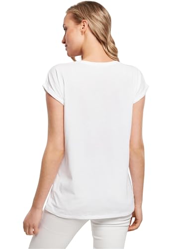 T-Shirt Merchcode Femme Blanc XXL coupe fluide pour masquer les complexes