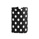 MOYYO Black and White Polka Dot Laundry Basket Collapsible Laundry Hamper Foldable Dirty Clothes Bag Large Storage Basket with Handles for Kid Room Toy Bin Bathroom Clothing Organizer