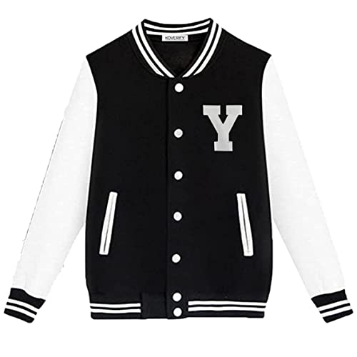 Image of Koverify Unisex Adult Cotton Blend Standard Length Letterman Jacket