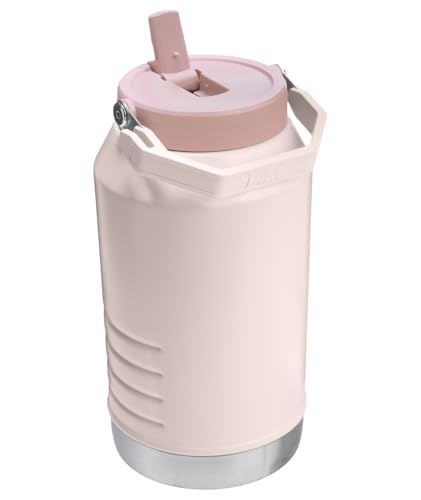 Image of STANLEY IceFlow Flip Straw 2.0 Jug, 96 oz, Rose Quartz