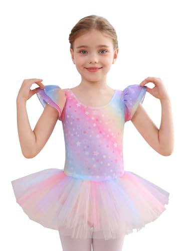 Ballet Leotards for Girls Toddler Dance Leotards Ballet Leotard with Skirt Kids Dance Dress