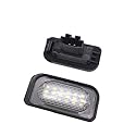 2X Heckstoßstangen-Kennzeichenbeleuchtungslampen for Mercedes Benz C-Klasse W203 R230 W209 C209 A209 SL CLK-Klasse