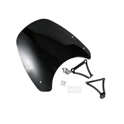 Pare-brise moto pour CB650R : déflecteur de vent et carénage avant noir