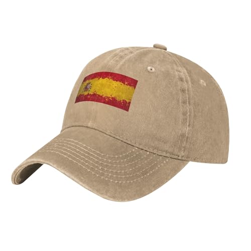 Gorra de béisbol con Bandera de España, Gorra Snapback para Hombres y Mujeres, Gorra de Camionero de Verano Unisex