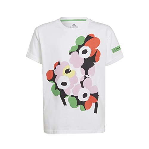 adidas Marimekko Graphic Tee Kids', White, Size M