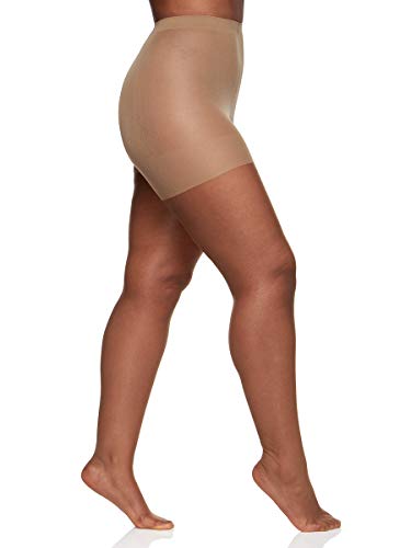 Image of Berkshire 4413 Women's Ultra Sheer Non-Control Top Pantyhose with Sandalfoot Toe - Made in USA - Nylon & Cotton Blend