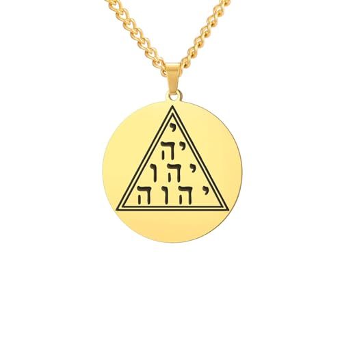 Pendentif hébreu Tetractys YHWH contre la perte d'identité