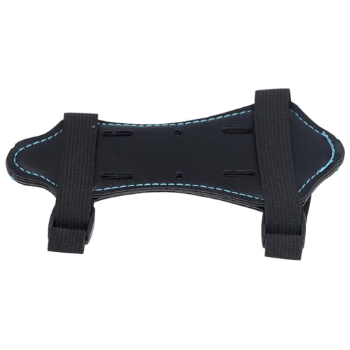 Drfeify Bogenschießen-Armschutz für, Bequem, Atmungsaktiv, Verdicktes PU-Leder, Verstellbarer Bogenschießen-Unterarmschutz für Recurve-Bogen (Blue)