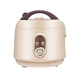 Arrocera pequeña de 1,6 l y vaporera, operación eléctrica de un solo toque, cocina arroz, carne, curry, gachas de avena, perfecta para cocinas ocupadas