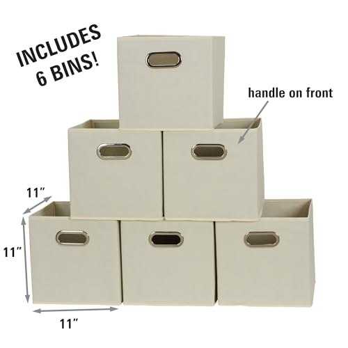 Caixa organizadora Household Essentials 82-1, 28 x 28 x 28 cm, pacote com 6