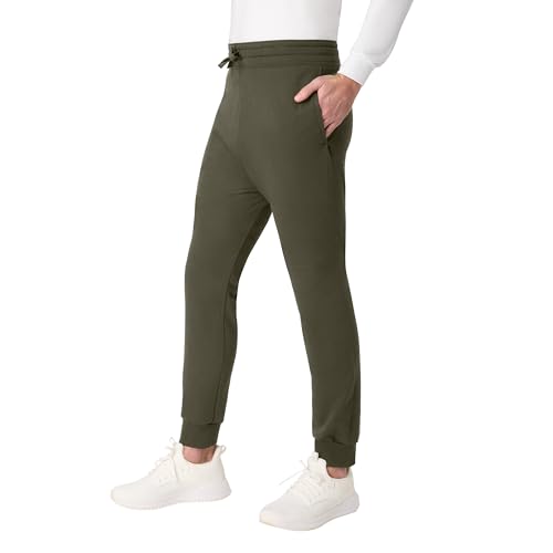 Image of Hanes Men's Joggers, EcoSmart Fleece Sweatpants for Men, Men's Lounge Pants, 30.5 inch