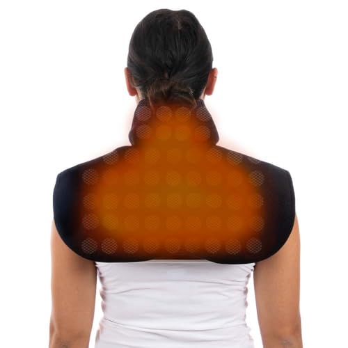 Jade Vitality Natural Jade & Tourmaline Neck & Shoulder Wrap | Extra Large Far Infrared EMF-Free...