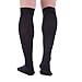 Doc Miller Open Toe Compression Socks, 20-30 mmHg, Toeless Compression Sleeves for Legs, Knee High Stockings for Shin Splints, Varicose Veins, Travel, Calf Support & Muscle Recovery, Men & Women, Pair