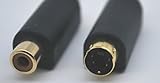 Steren 251-152 S-Video To RCA Adapter - S-Video M To RCA F