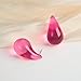 HolidayQbee Pink Teardrop Drop Earrings Chunky Waterdrop Jewelry Fashion Holiday Pink Dupes Earrings