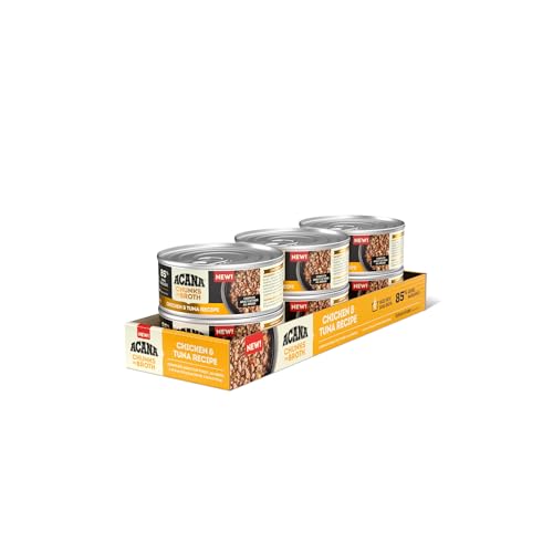 ACANA Chunks in Broth Chicken & Tuna Recipe, 5.5oz, case of 6 cans