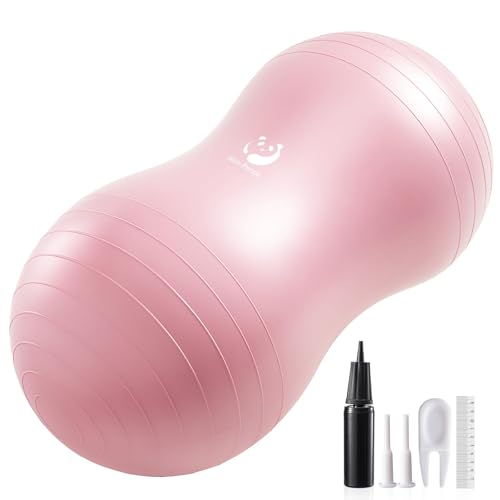 Slim Panda Antiexplosión Pelota Sensorial De Cacahuete 100x50 CM,Fitball para Pelota De Estabilidad para Terapia De Autismo Infantil, Alivio del Dolor, Ejercicios De Zona Media Core ﻿