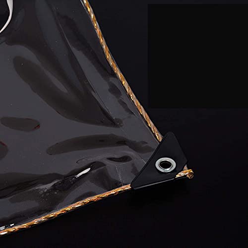 Bâche transparente imperméable 1x3m robuste avec œillet de protection - 6