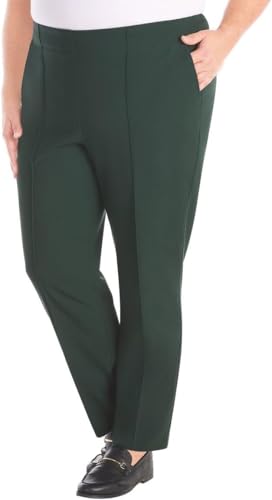 Image of Hilary Radley Women's Ponte Pull-On Mid Rise Slim Leg Pants