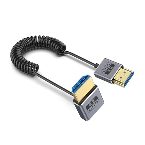 �R�C����r�f�I�P�[�u�� 8K60hz 2.1 48Gbps �r�f�I���C�� 90 �x�G���{�v���O�I�v�V�����t�� ����ꂽ�X�y�[�X�ɊȒP�Ɏ��t���\ �I�[�f�B�I�P�[�u��