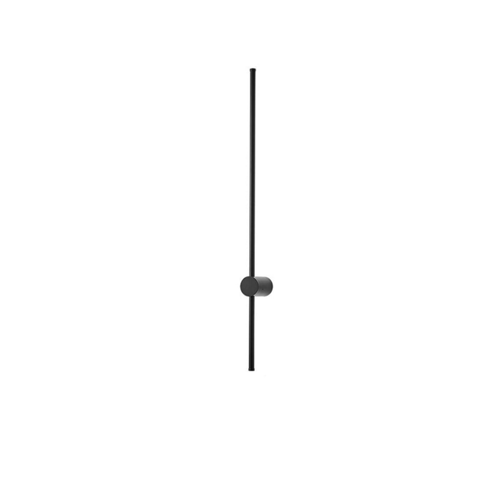 Saxaywwd Black-80Cm2 Wall Sconces Led Rotatable Lamp Body Stair Aisle Bedside Lamp Reading Light Strip Wall Light(:Warm Light,Color:black-80Cm2) Size 2