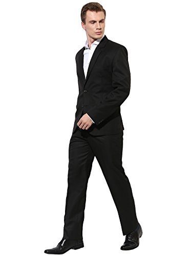 Image of hangup Men's Cotton Blend Formal Suit-Dress Set