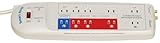 Smart Strip LCG5 Energy Saving Power Strip with Auto-Switching Technology and Modem/Coaxial Surge Protection