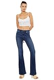 SALT TREE Kan Can Women's Mid Rise Flare Hem Jeans (mop, 11/29)